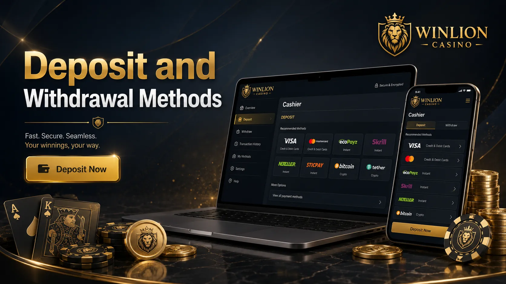 Deposit and Withdrawal Methods for Canadian Players